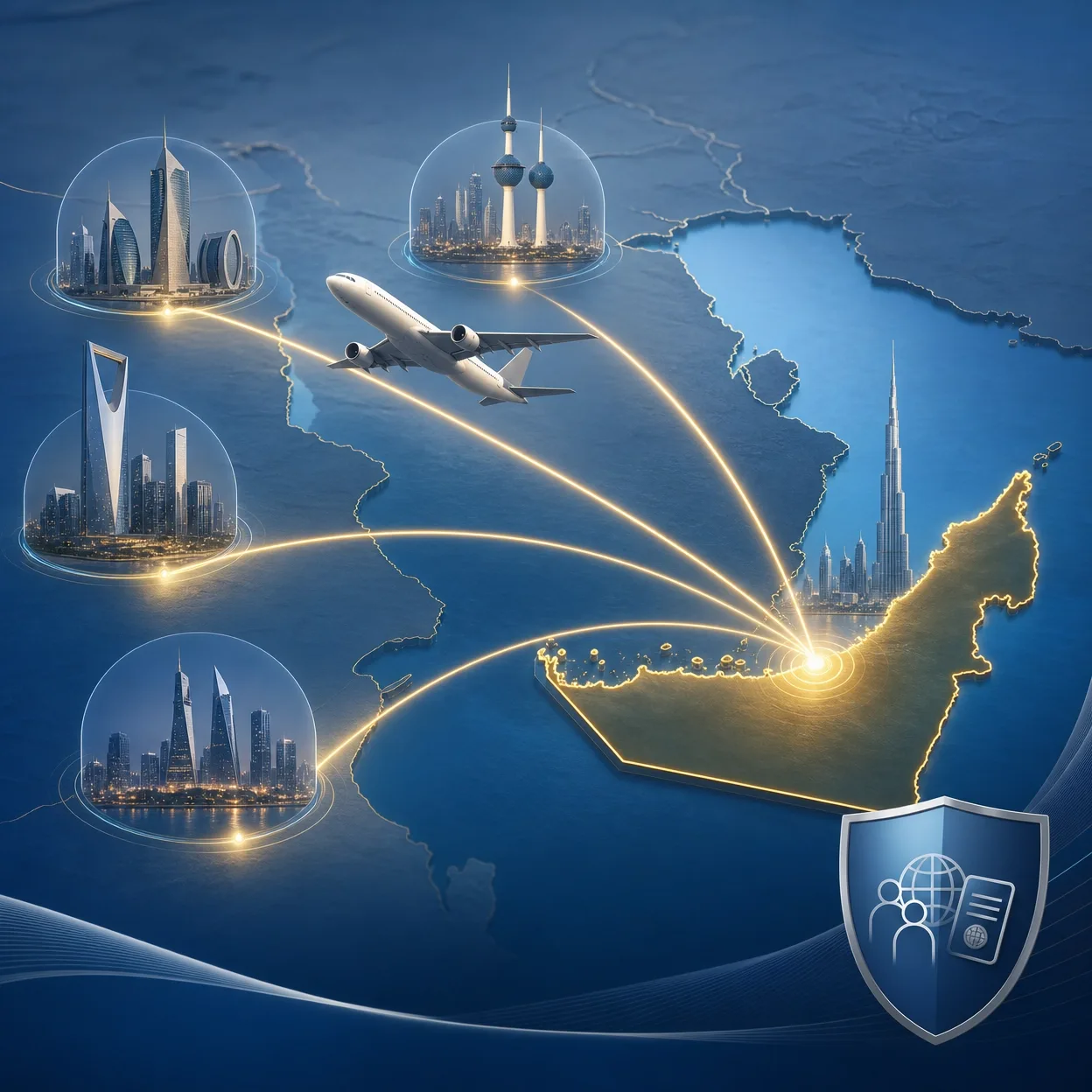 تاشيرات دول الخليج لمقيمي الامارات