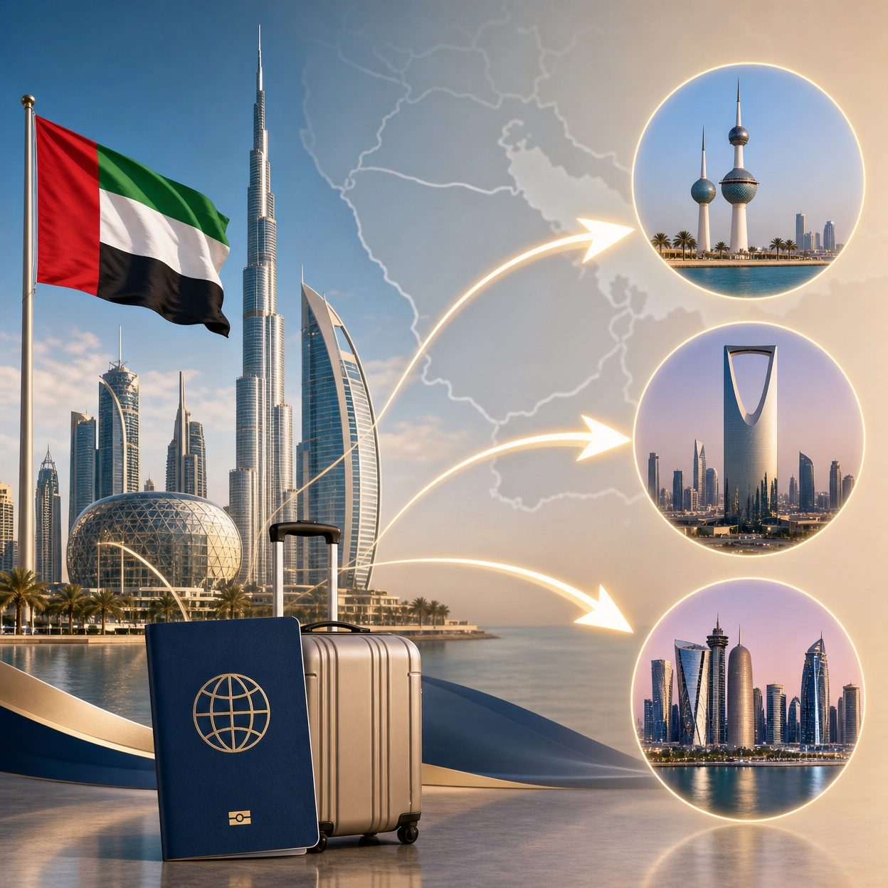 تاشيرات مقيمي دول الخليج لامارات