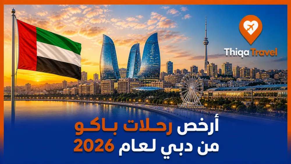 أرخص رحلات باكو من دبي لعام 2026
