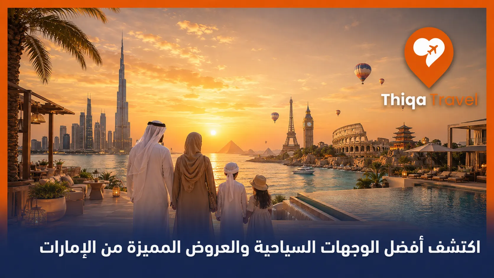 اكتشف أفضل الوجهات السياحية والعروض المميزة من الإمارات
