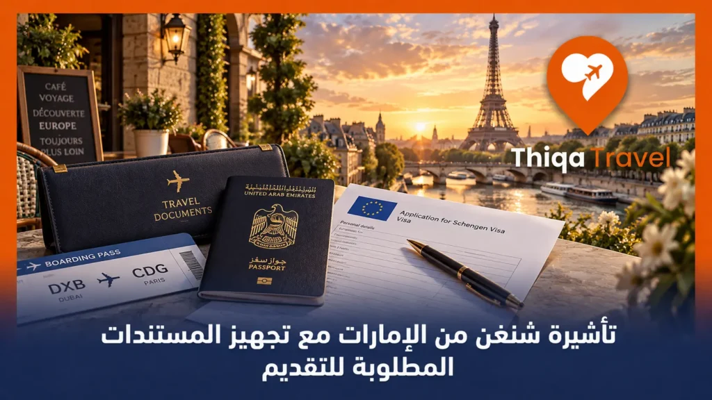 تأشيرة شنغن من الإمارات مع تجهيز المستندات المطلوبة للتقديم