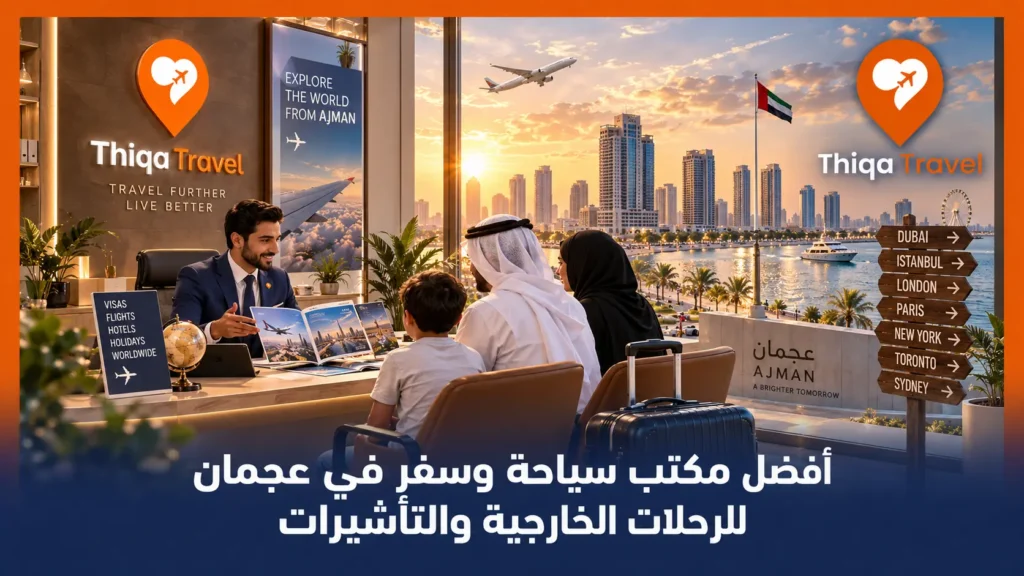 أفضل مكتب سياحة وسفر في عجمان للرحلات الخارجية والتأشيرات