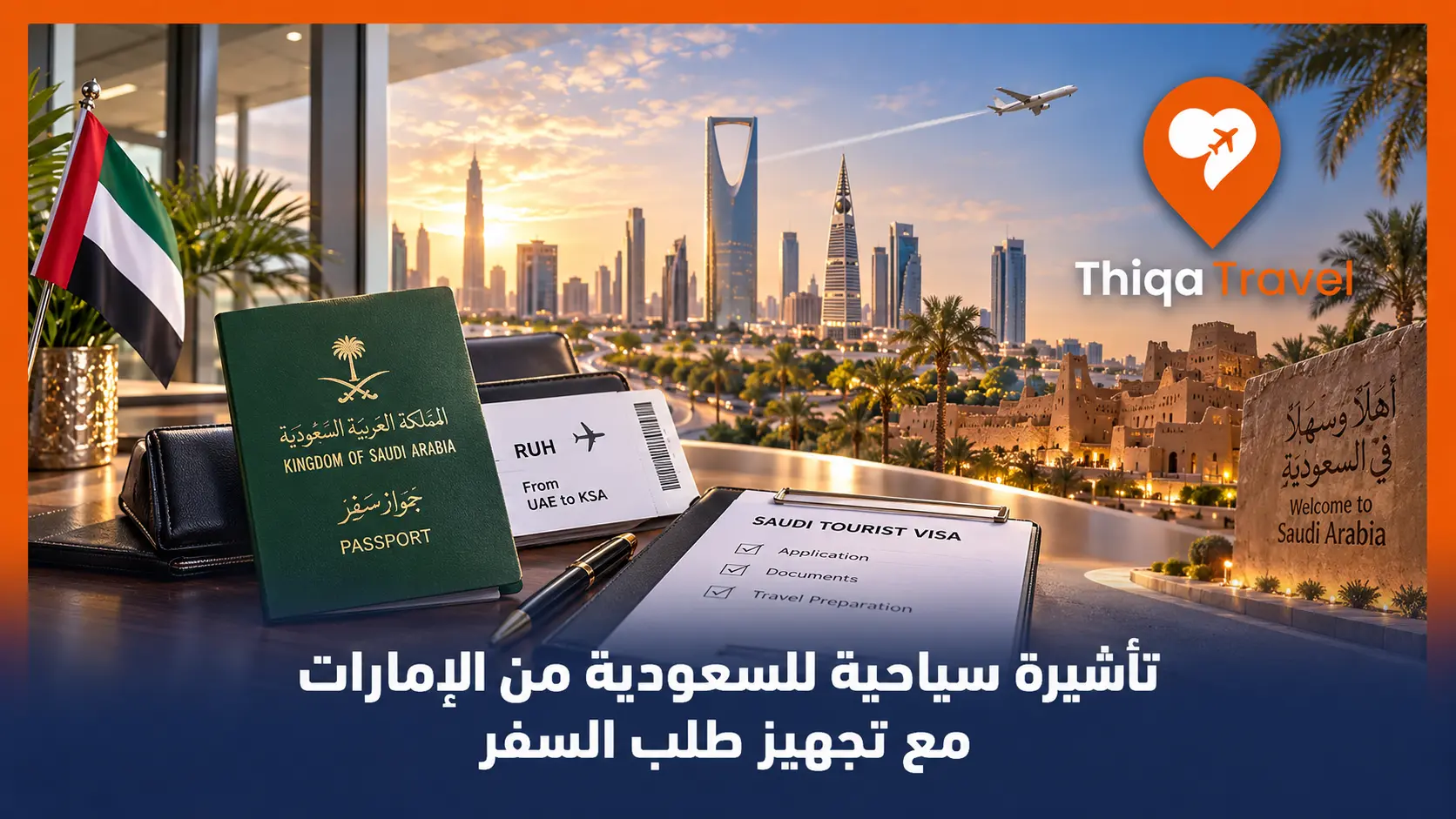تأشيرة سياحية للسعودية من الإمارات مع تجهيز طلب السفر