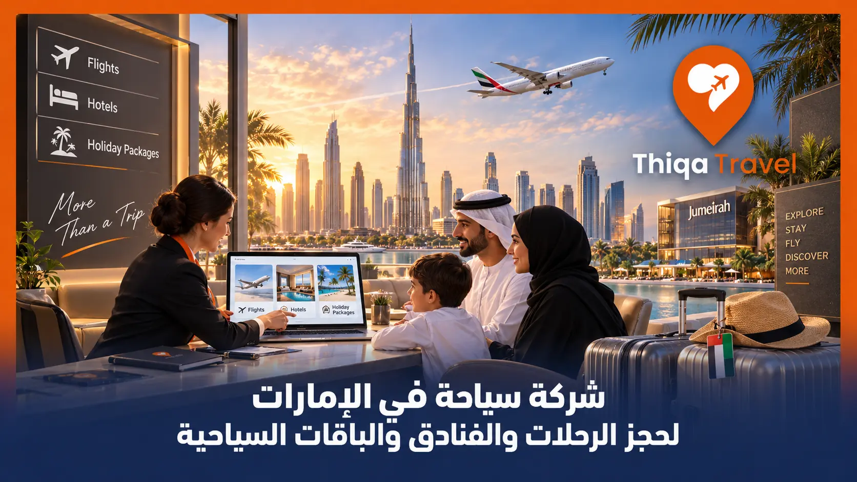 شركة سياحة في الإمارات لحجز الرحلات والفنادق والباقات السياحية